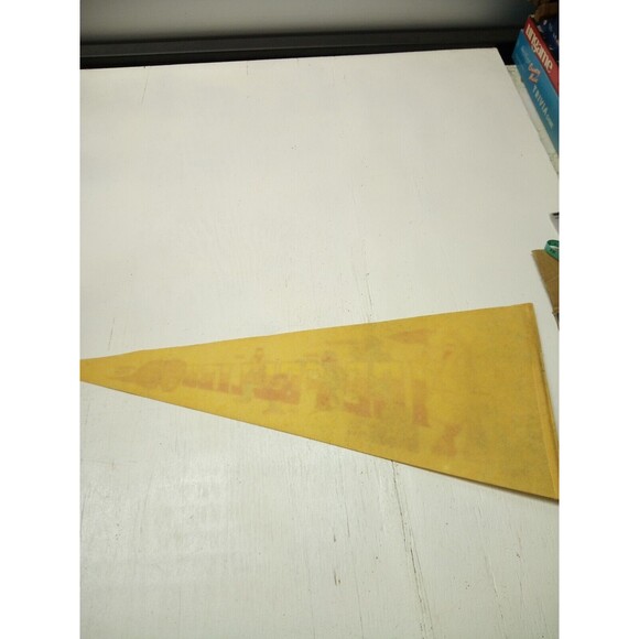 Sesame Street Muppets Ice Follies Pennant Flag Vintage 1974 Big Bird Bert Ernie - Picture 2 of 2